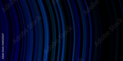 Dark Blue, Green vector pattern with curved lines. Colorful illustration, which consists of curves. Pattern for websites, landing pages.