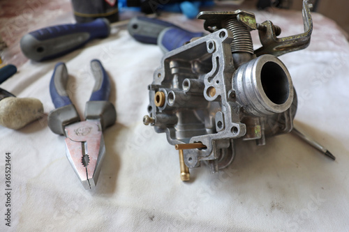 Carburetor repair and cleaning photo