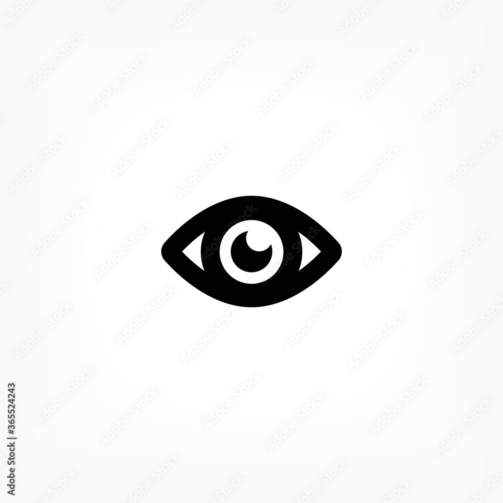 Eye vector icon , lorem ipsum Flat design Eye vector icon , lorem ipsum Flat design
