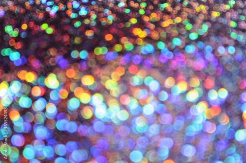 Rainbow holographic bokeh abstract background