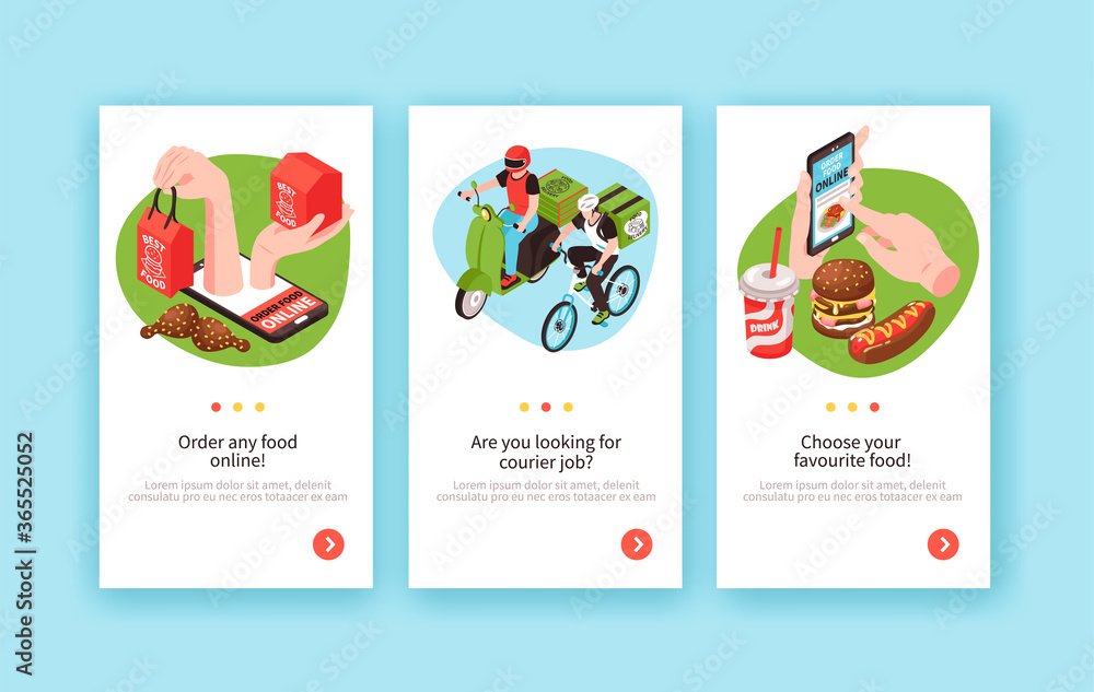 Food Delivery Vertical Banners
