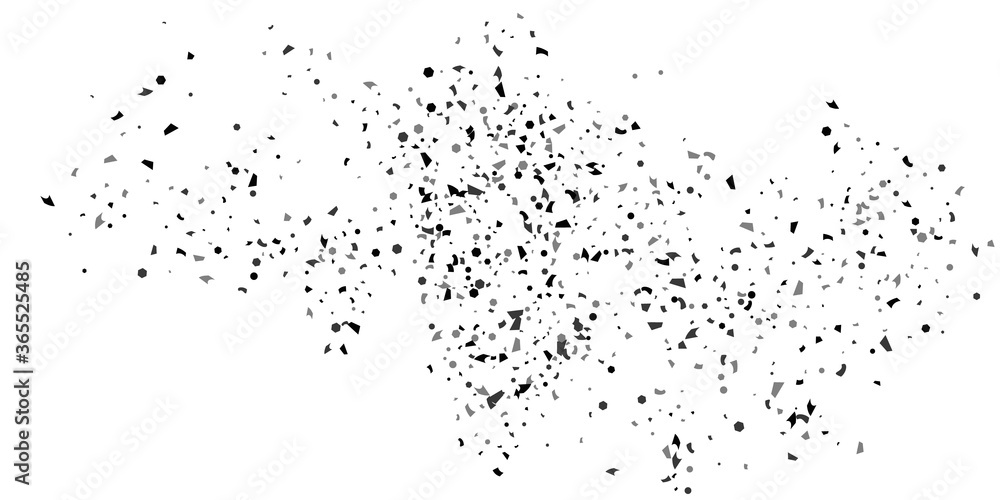 Silver confetti. Silver confetti.