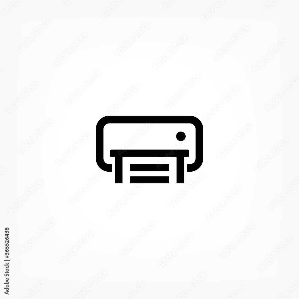 Printer vector icon , lorem ipsum Flat design Printer vector icon , lorem ipsum Flat design