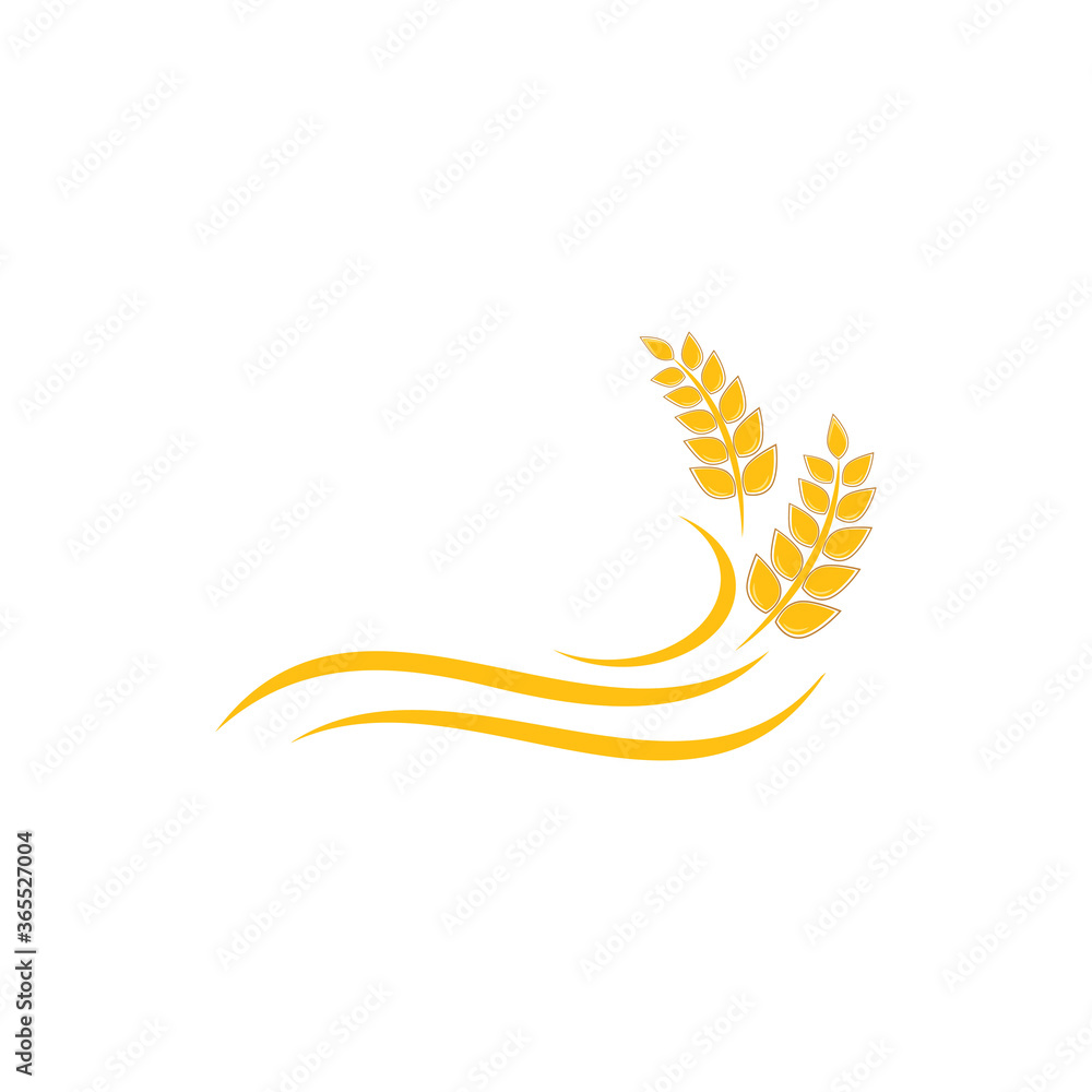 Wheat Logo Template vector symbol Wheat Logo Template vector symbol
