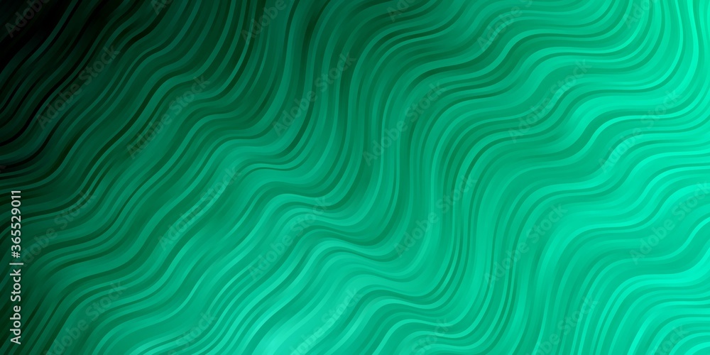 Light Green vector texture with curves. Gradient illustration in simple style with bows. Pattern for websites, landing pages. Light Green vector texture with curves. Gradient illustration in simple style with bows. Pattern for websites, landing pages.