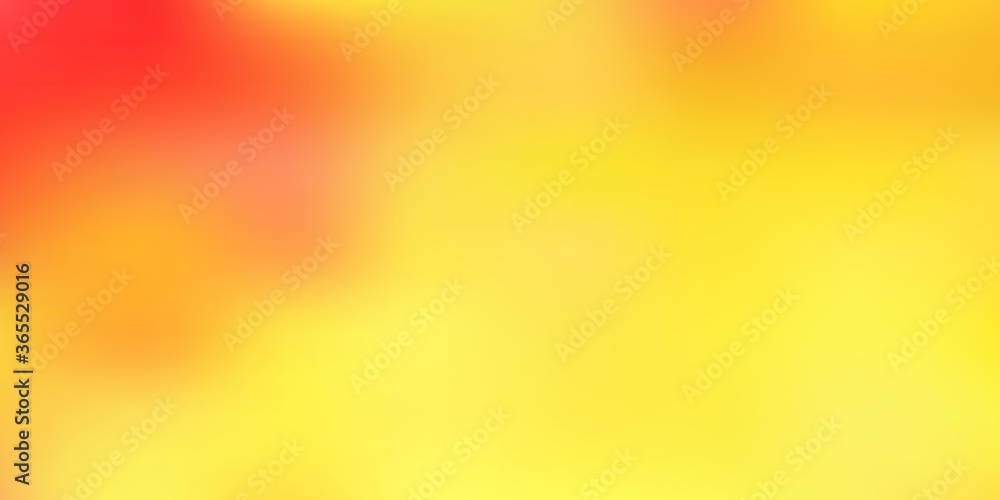 Light yellow vector blur background.