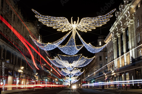 winter lights and long exposure
