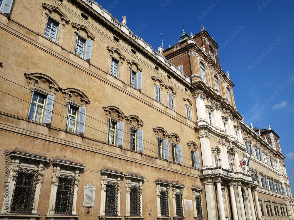 The Ducal Palace of Modena (now is the Military Academy) in Modena, ITALY