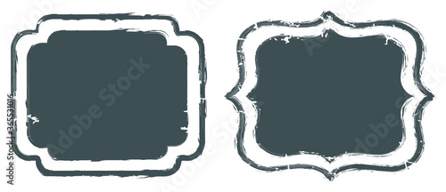 Set of vintage labels