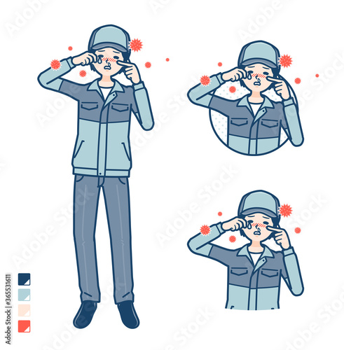 simple delivery man_hay fever