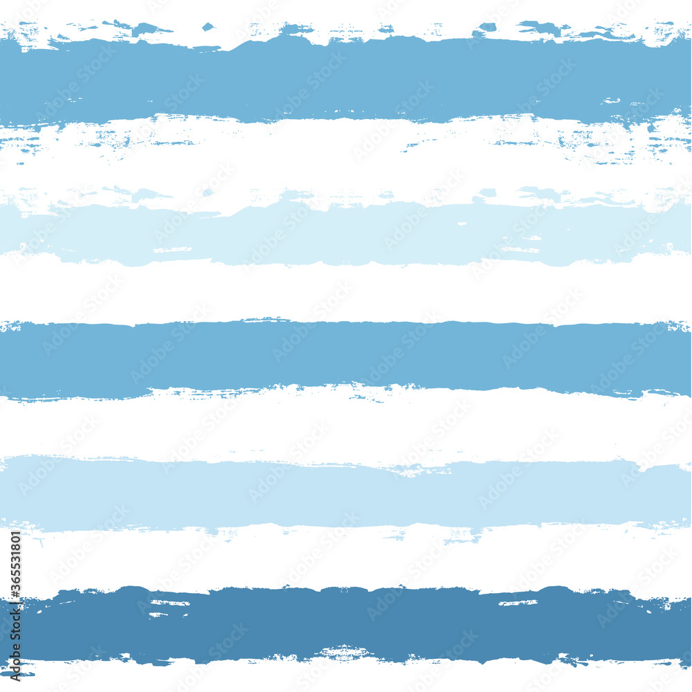 Hand drawn striped pattern, baby blue navy stripe seamless background, childish pastel brush strokes. vector grunge stripes, cute paintbrush line Hand drawn striped pattern, baby blue navy stripe seamless background, childish pastel brush strokes. vector grunge stripes, cute paintbrush line