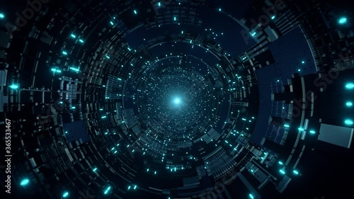 Wallpaper Mural Hi-Tech Background Motion Graphic Loop Torontodigital.ca