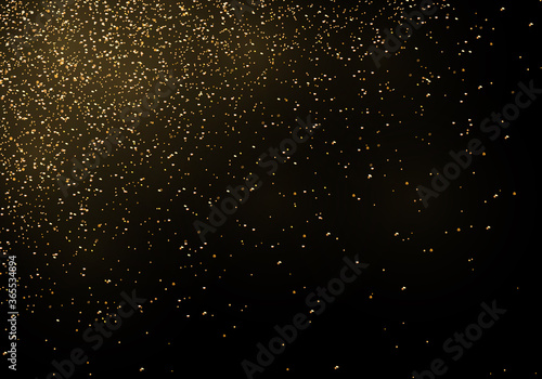 Glitter gold dust