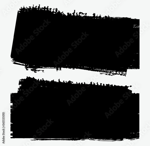 Black grunge frame with space for text.