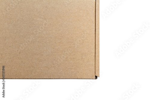 Carton, cardboard box, package isolated with copy space