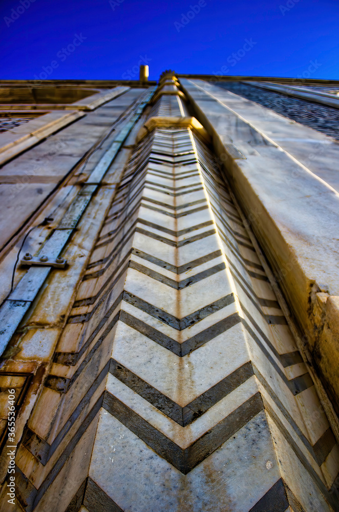Agra, India - April 10,2014: Shallow depth of field displaying horizontal view of Tajmahal architecture illusion Agra, India - April 10,2014: Shallow depth of field displaying horizontal view of Tajmahal architecture illusion