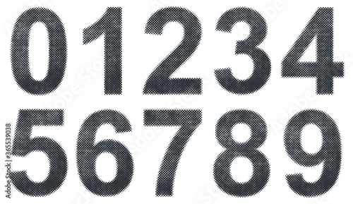 Set of halftone numbers