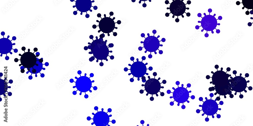 Light purple vector texture with disease symbols. Light purple vector texture with disease symbols.