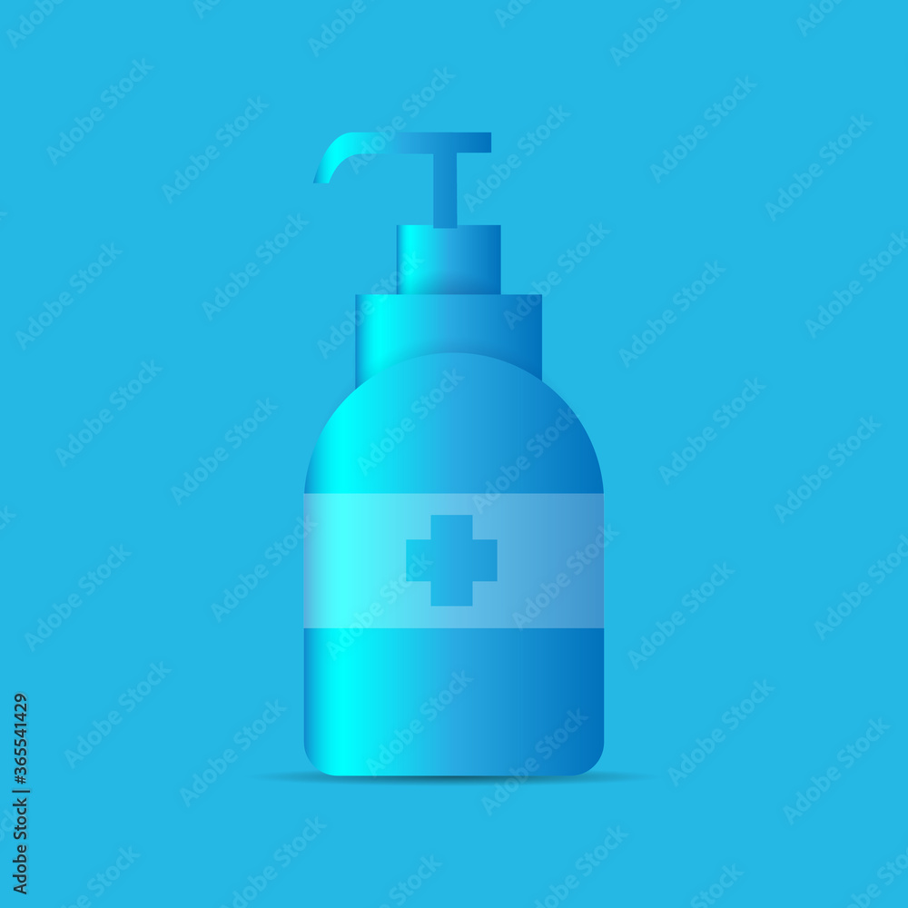 Hand sanitizer alcohol gel bottle vector illustration design Hand sanitizer alcohol gel bottle vector illustration design