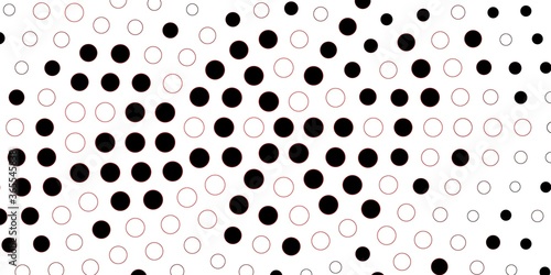 Wallpaper Mural Dark Red vector pattern with spheres. Abstract colorful disks on simple gradient background. Pattern for business ads. Torontodigital.ca