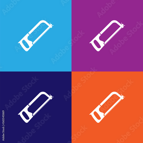 hacksaw premium quality icon. Elements of constraction icon. Signs and symbols collection icon for websites, web design, mobile app