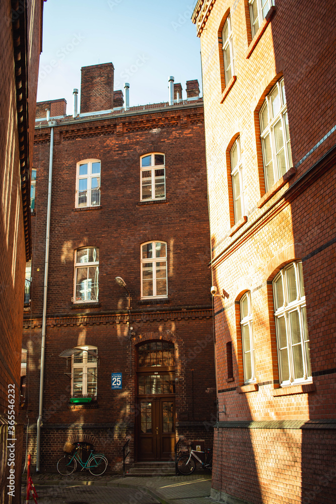 Fototapeta premium old houses in gdansk