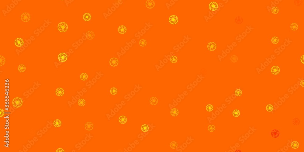Light Yellow vector layout with circle shapes. Light Yellow vector layout with circle shapes.