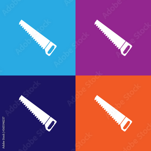 saw premium quality icon. Elements of constraction icon. Signs and symbols collection icon for websites, web design, mobile app