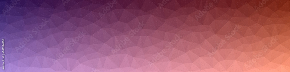 Obraz premium Scarlet color Abstract color Low-Polygones Generative Art background illustration