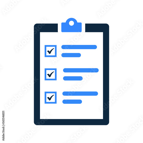 Checklist, complete task icon design