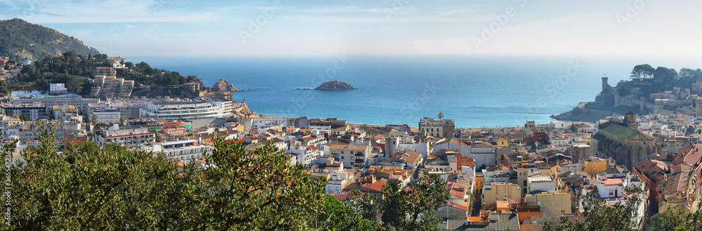 Mediterranean village of Tossa de Mar, Spain