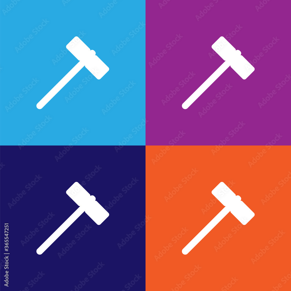 hammer premium quality icon. Elements of constraction icon. Signs and symbols collection icon for websites, web design, mobile app