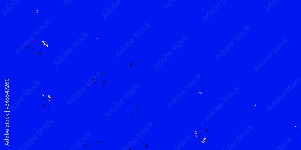 Light Pink, Blue vector texture with women's rights symbols. Light Pink, Blue vector texture with women's rights symbols.