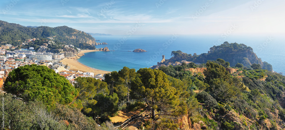 Mediterranean village of Tossa de Mar, Spain