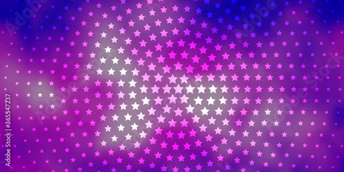 Light Pink  Blue vector pattern with abstract stars. Blur decorative design in simple style with stars. Pattern for websites  landing pages.