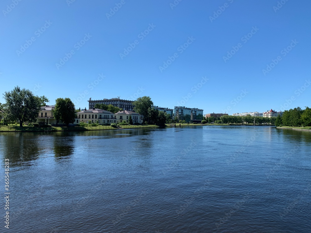 river in the city