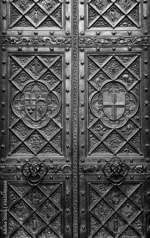 Architectural detail of the Dom in Cologne, Germany Architectural detail of the Dom in Cologne, Germany