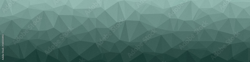 Obraz premium Jungle Green color Abstract color Low-Polygones Generative Art background illustration