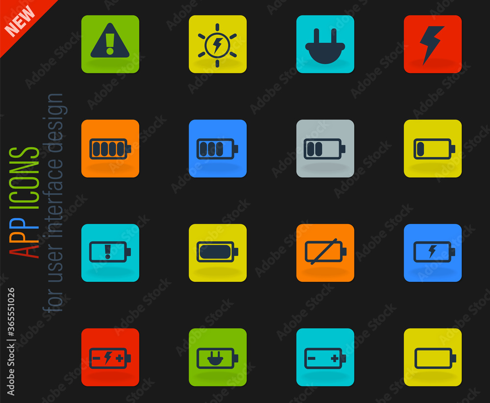 battery icon set battery icon set