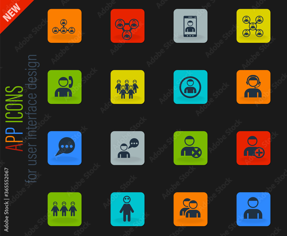 community icon set community icon set