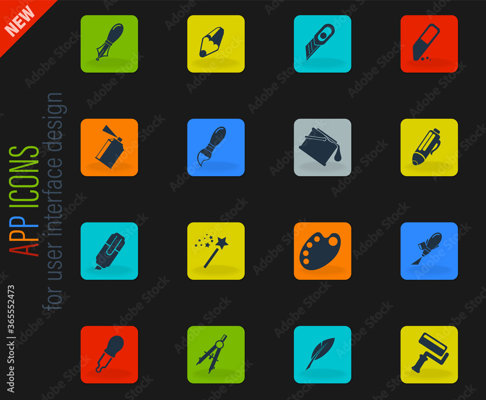 Design tools icons Design tools icons