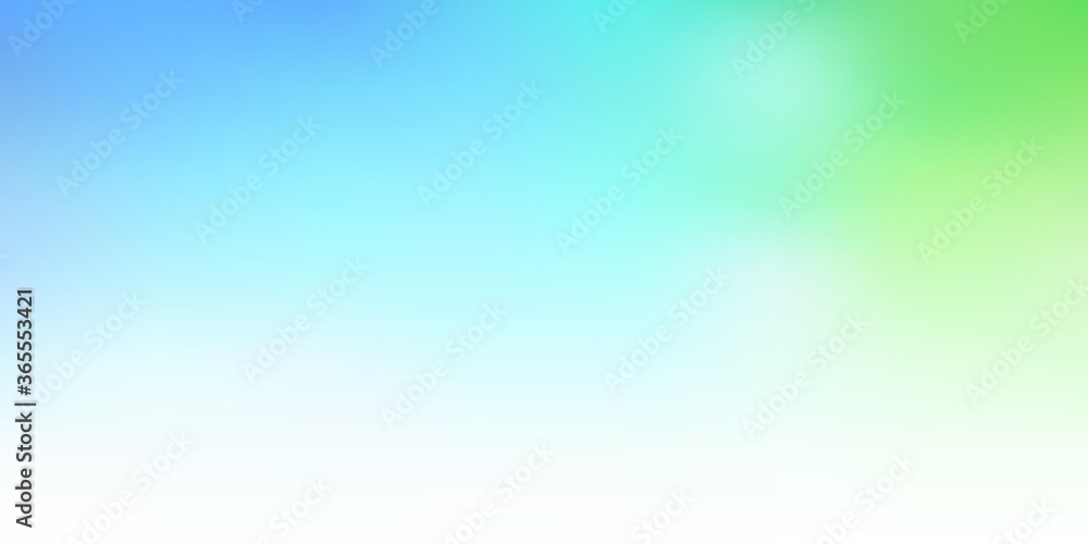 Light blue, green vector blurred backdrop. Light blue, green vector blurred backdrop.