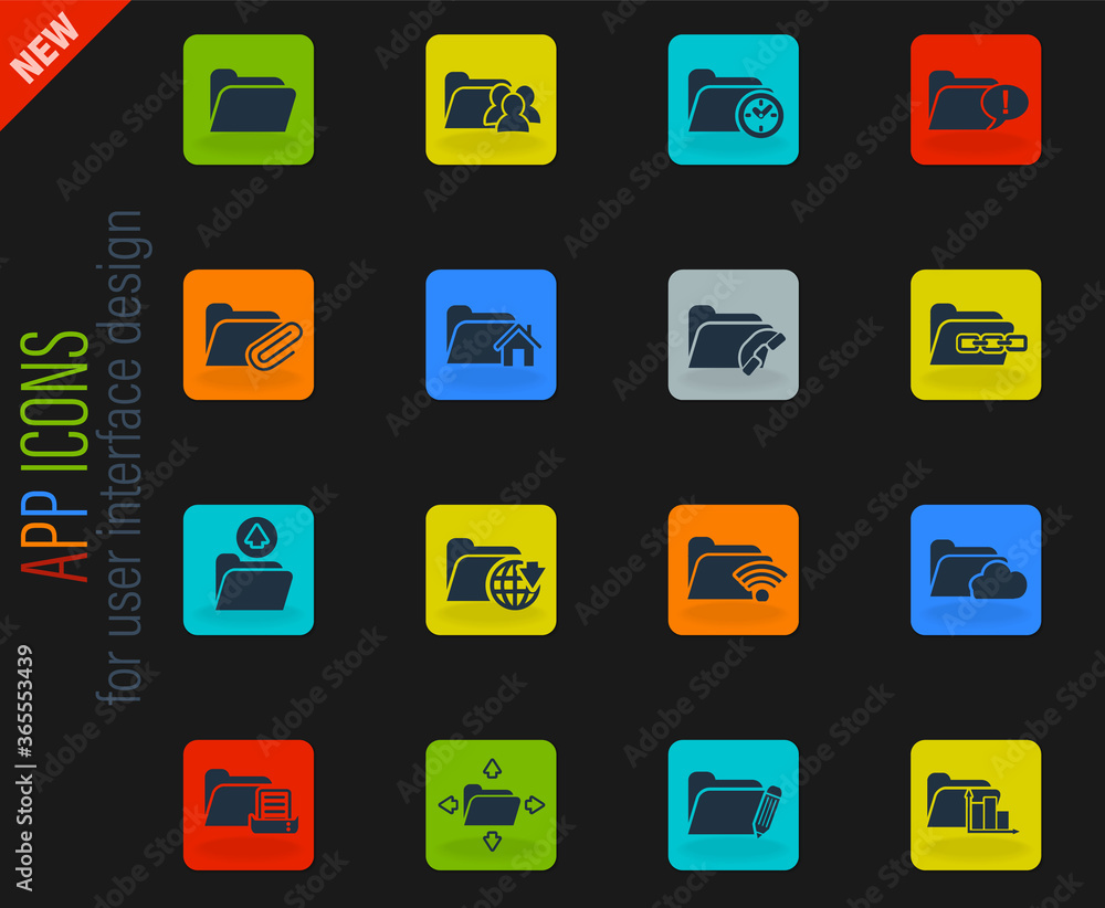 folder icon set folder icon set
