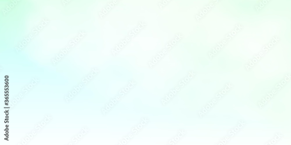 Light Green vector background with clouds. Illustration in abstract style with gradient clouds. Pattern for your commercials.