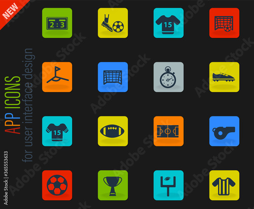 Free Download Football simply icons - GFXLoad