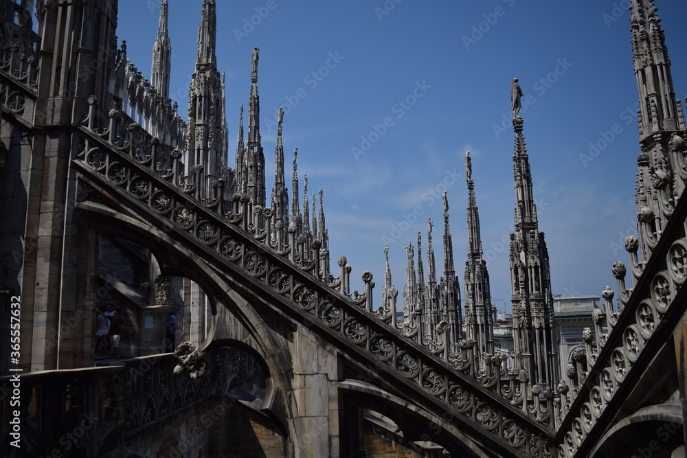 gothic cathedral in milan italy