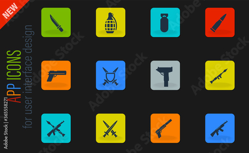 Weapon simply icons