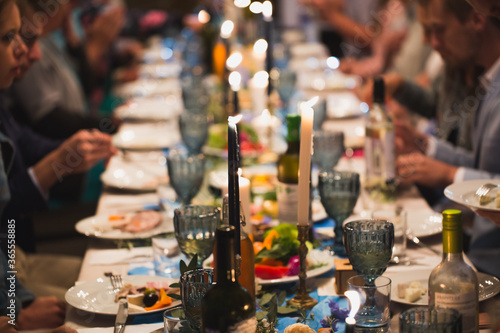 Wedding Banquet. Table close-up