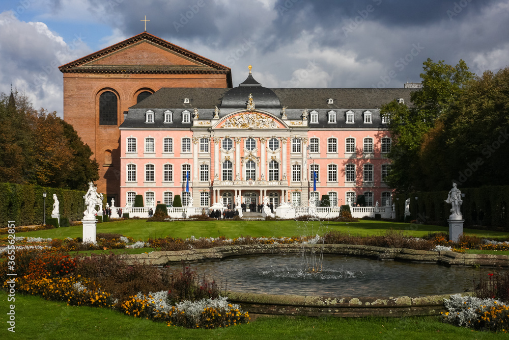 Formet archbishop palace in the historic centre of Trier, Germany