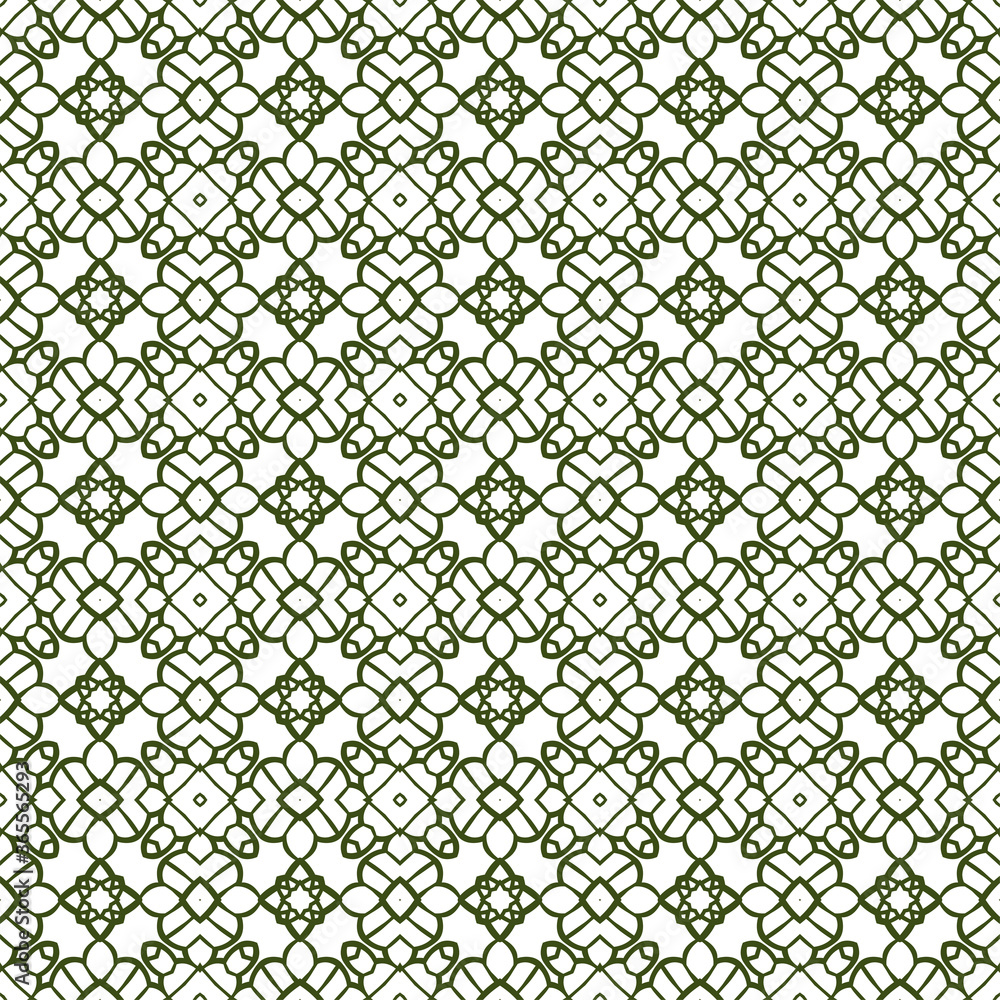 Fototapeta premium Seamless geometric ornamental vector pattern. Abstract background